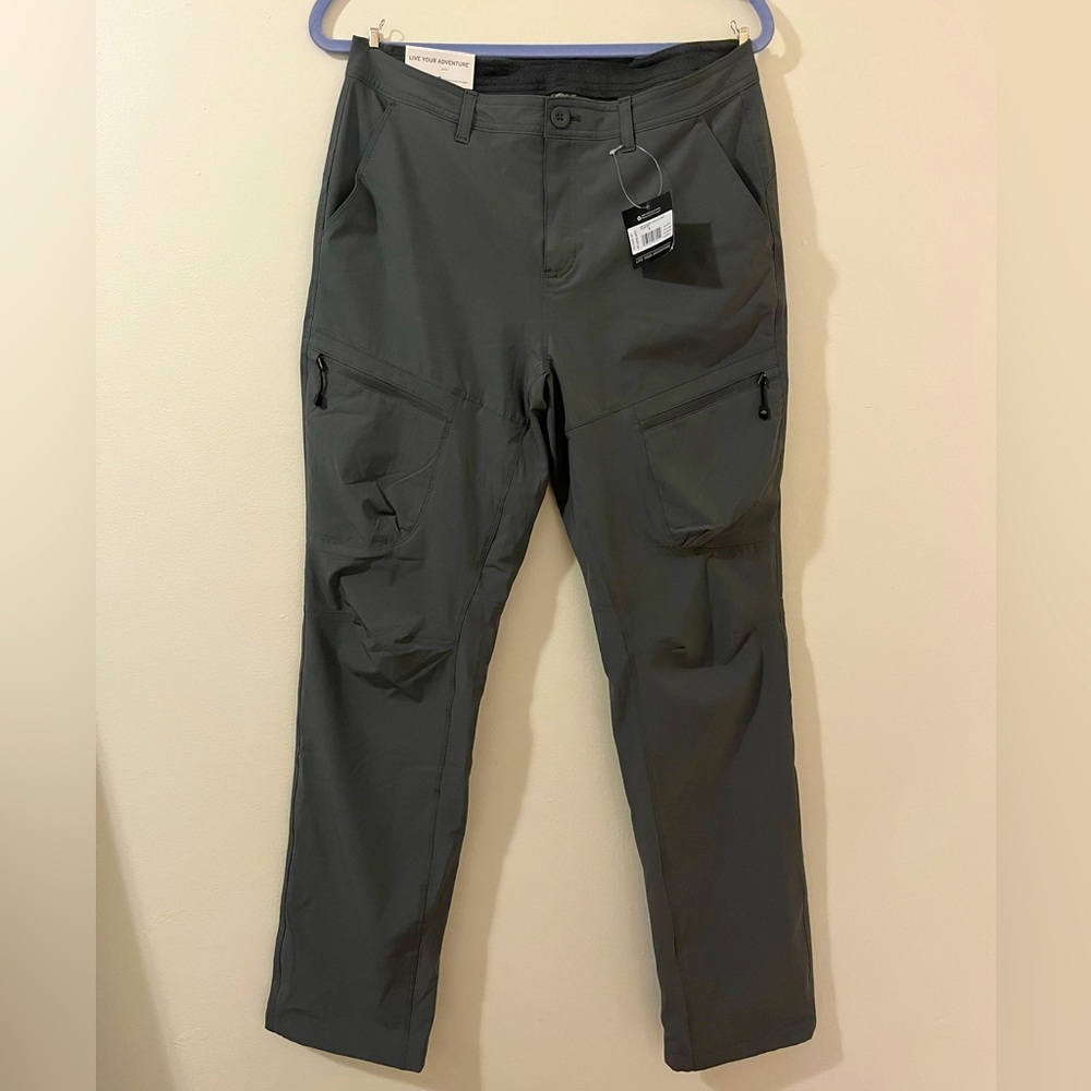 Eddie Bauer Grey Flexion Fleece Lined Pants, size 8